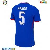 Frankreich Jules Kounde #5 Heimtrikot EM 2024 Kurzarm